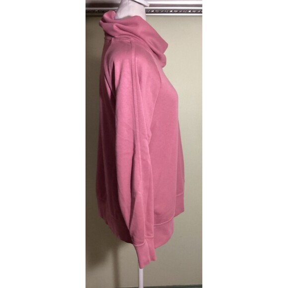 Nike Women's Get Fit Funnel-Neck Pink Pullover Sweatshirt (CU5659-614) Size S - Picture 6 of 10